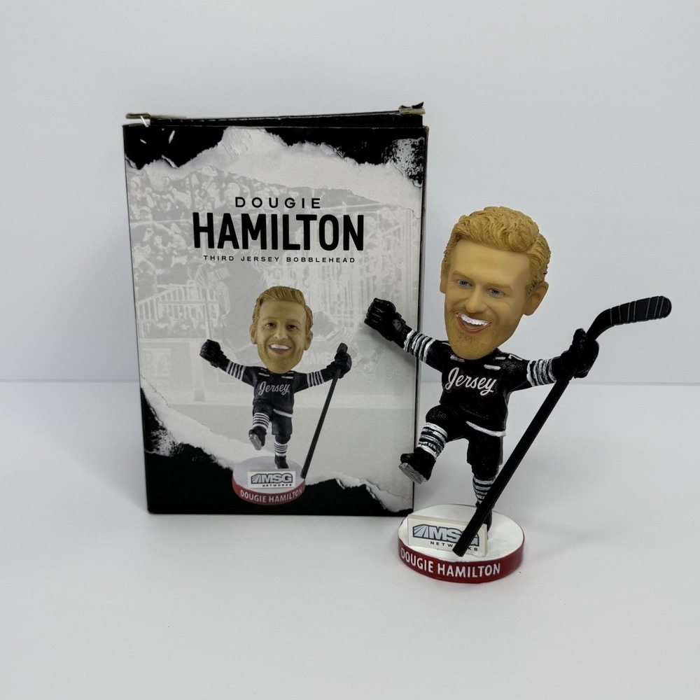 Dougie Hamilton Third Jersey Bobblehead SGA New Jersey Devils MSG Network NIB
